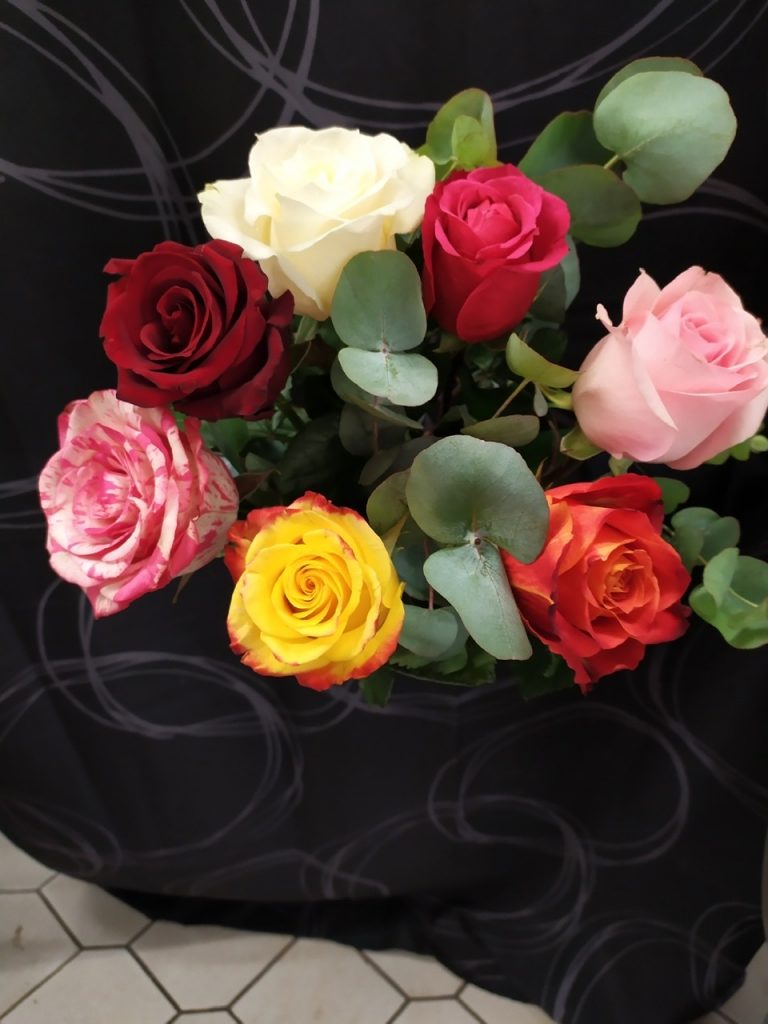 Bouquet De Roses Longues Tiges – Le Jardin De Laurie